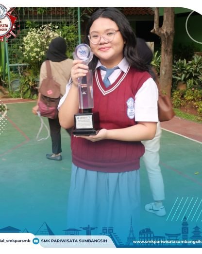 𝙃𝘼𝙇𝙇𝙊 𝙎𝙊𝘽𝘼𝙏 𝙎𝙈𝘽!!Prestasi telah diraih oleh salah satu siswi kami, yaitu Irene Grec